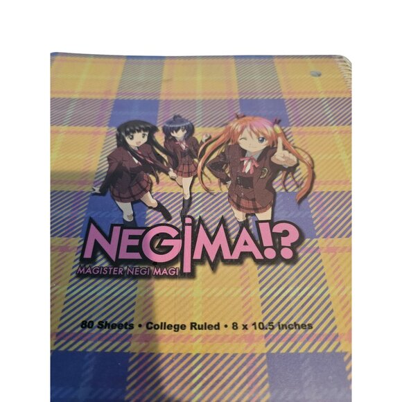 Funimation Negima!? Magister Negi Magi Lenticular Notebook NOS NEW Manga Anime - Picture 5 of 10